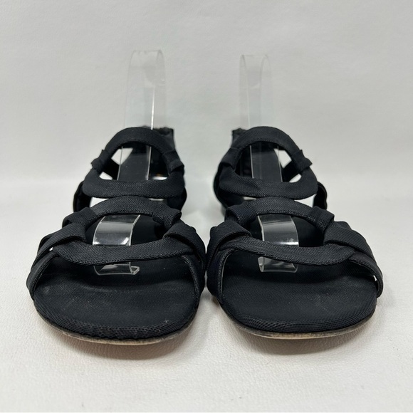 Casadei Black Strappy Open toe flats, Women’s Size 7.5 - Picture 7 of 13